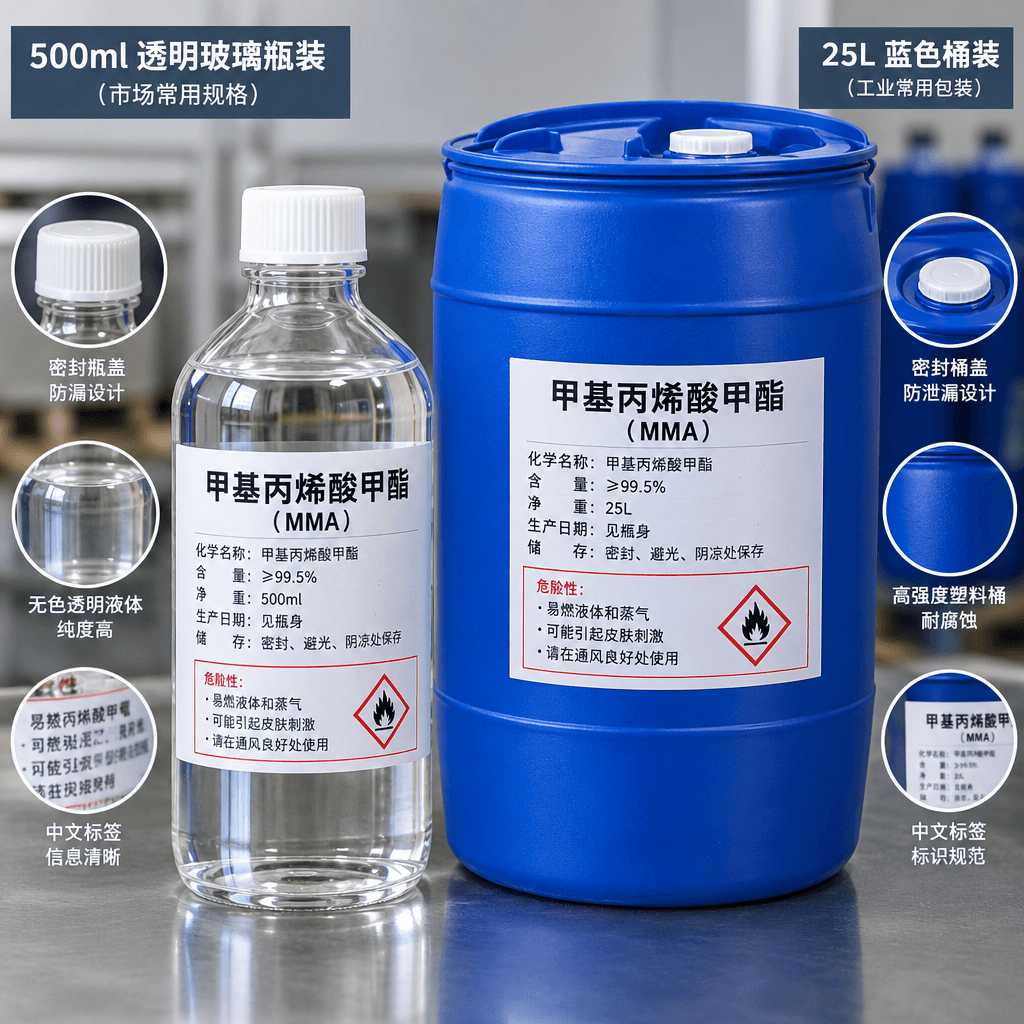 甲基丙烯酸甲酯采购指南:等级、执行标准、包装规格与核验要点 缩略图