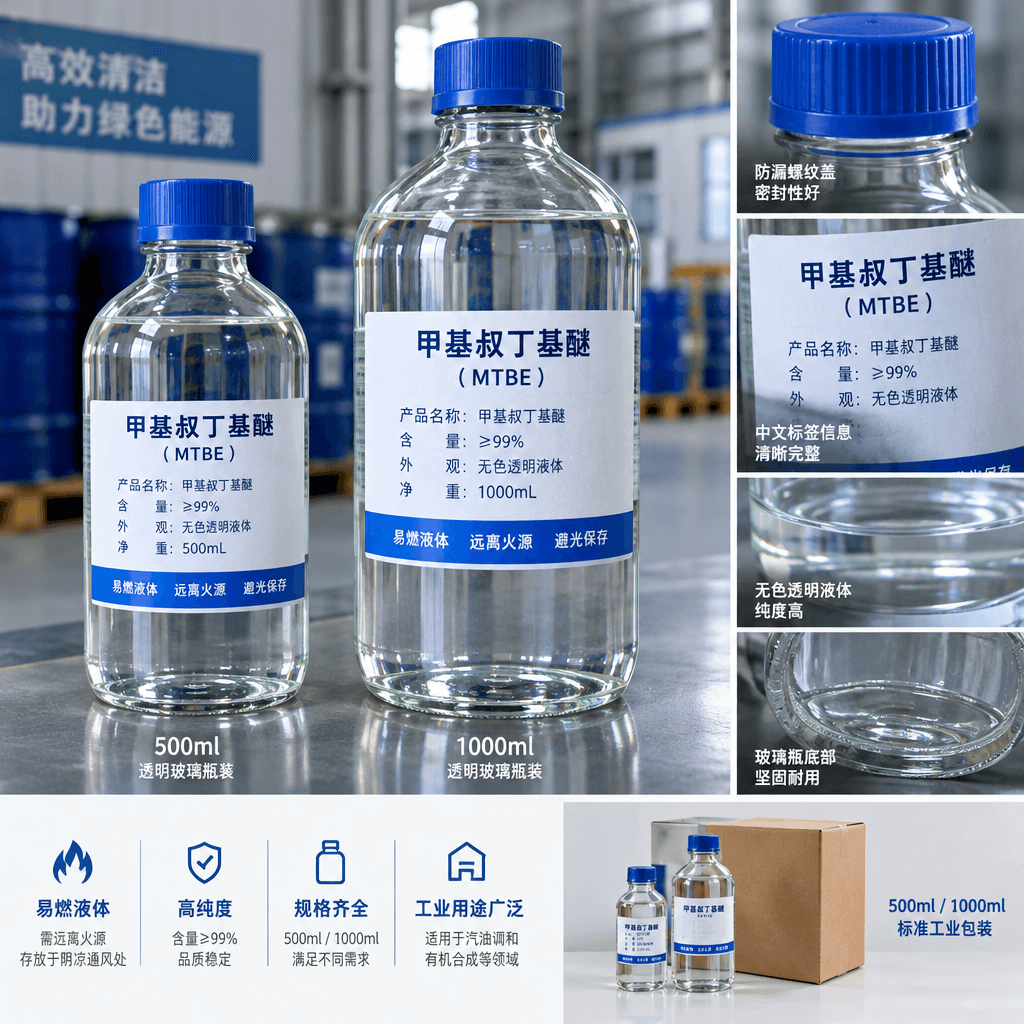 甲基叔丁基醚(MTBE)采购指南:等级、指标、包装规格与核验要点