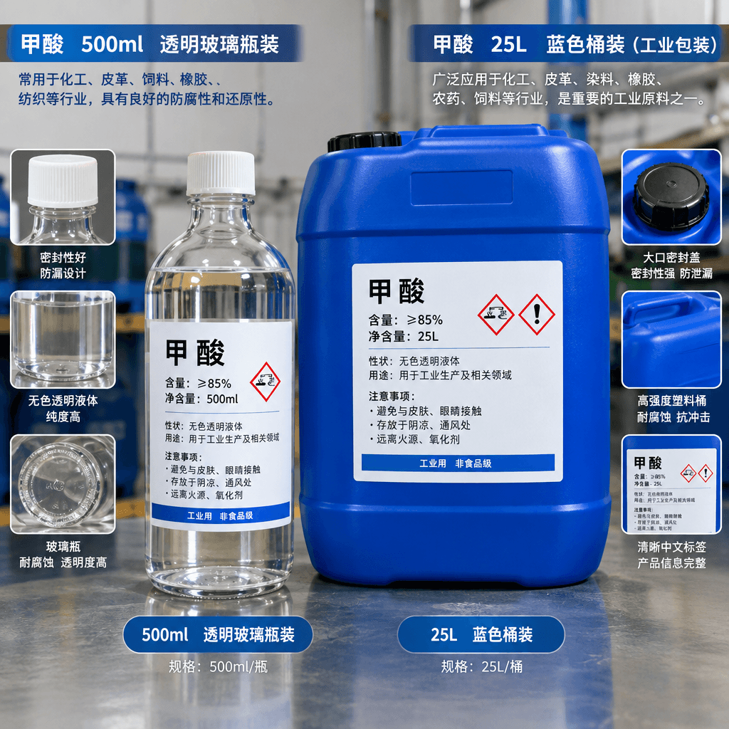 甲酸(蚁酸)采购指南:名称鉴别、等级规格、执行标准与包装核验要点 缩略图