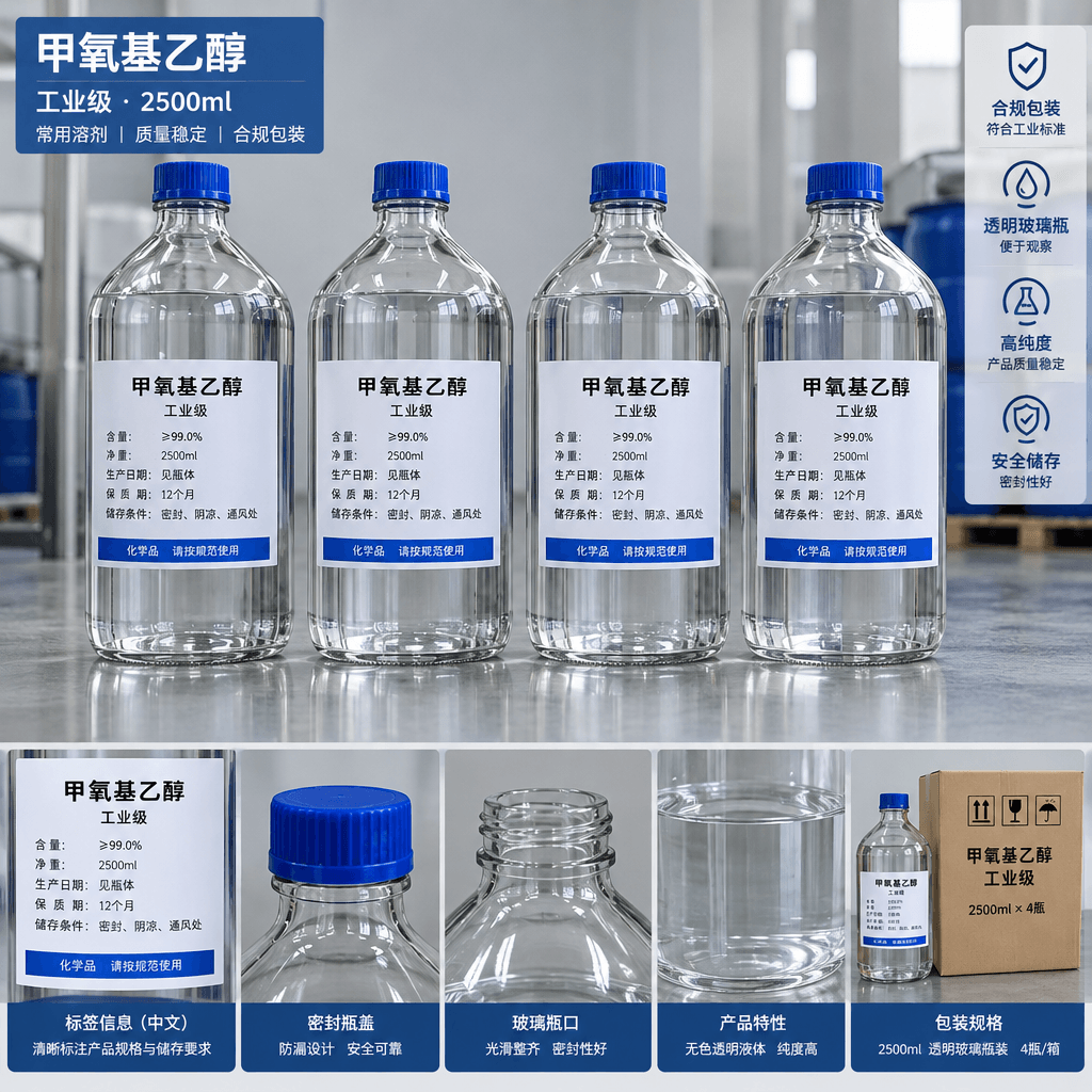 甲氧基乙醇采购指南:名称核对、规格示例、执行标准与包装核验要点