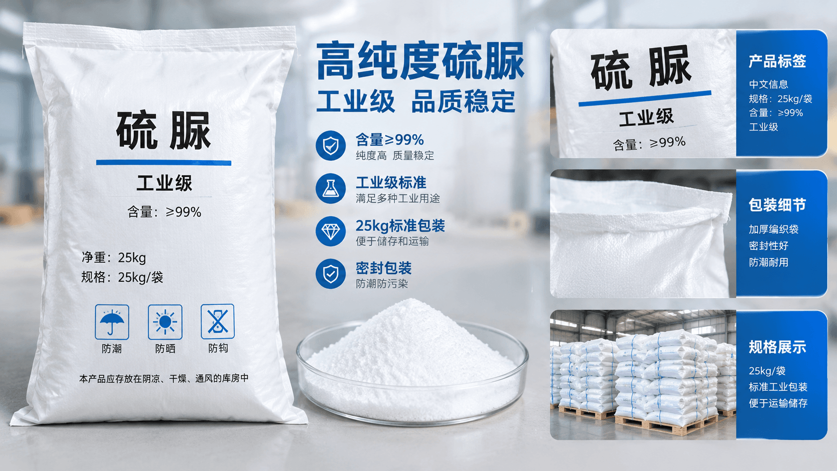 硫脲采购指南:等级、执行标准、包装规格与核验要点|雄大化工 缩略图