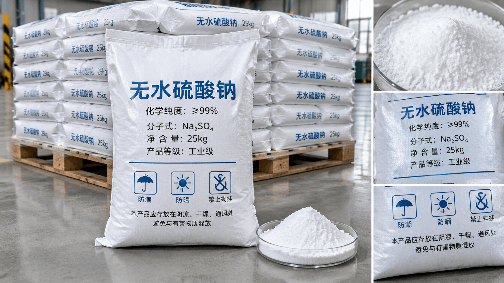 无水硫酸钠采购指南:等级、执行标准、包装规格与核验要点 缩略图
